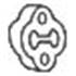 1 silentbloc d'échappement Bosal 255170