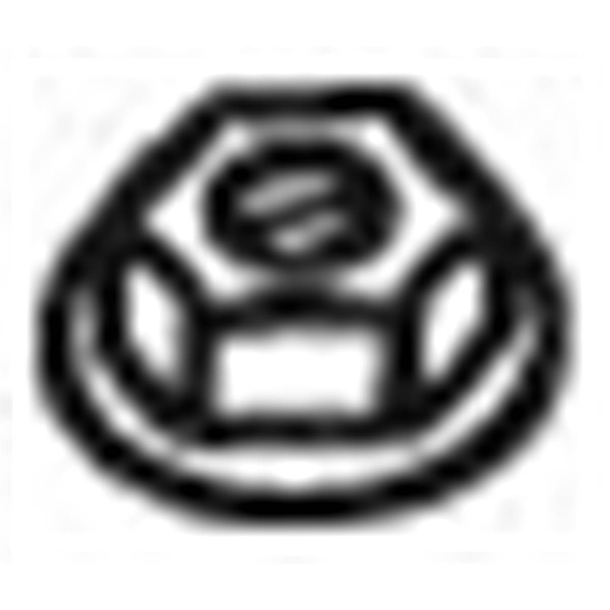 10 Écrous Pour Collecteur D'échappement Bosal 258047