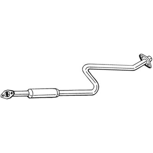 1 silencieux d'échappement intermédiaire Bosal 279033