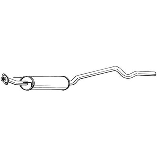 1 silencieux d'échappement intermédiaire Bosal 282315