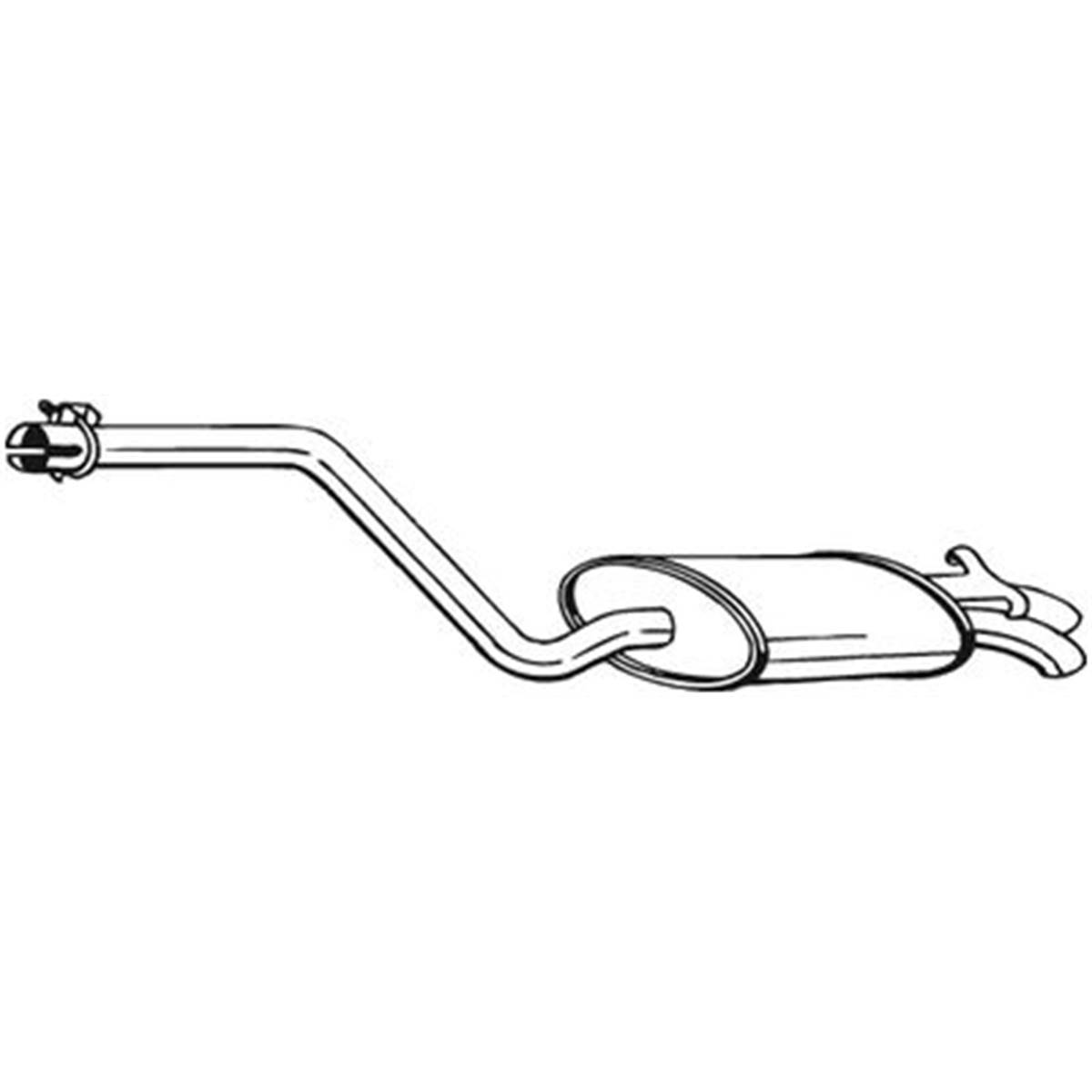 Silencieux D'échappement Arrière Bosal 282333