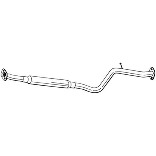 1 silencieux d'échappement intermédiaire Bosal 283403
