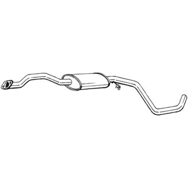 1 silencieux d'échappement intermédiaire Bosal 285055