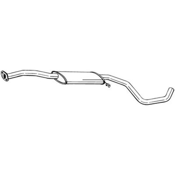 1 silencieux d'échappement intermédiaire Bosal 285205