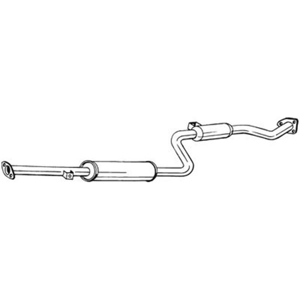 1 silencieux d'échappement intermédiaire Bosal 285303