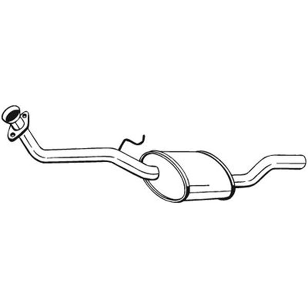 1 silencieux d'échappement intermédiaire Bosal 286315