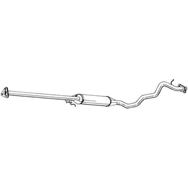 1 silencieux d'échappement intermédiaire Bosal 292197