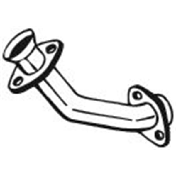 1 tuyau d'échappement Bosal 317871
