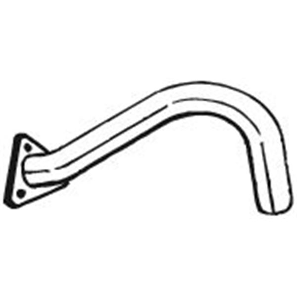 1 tuyau d'échappement Bosal 334499
