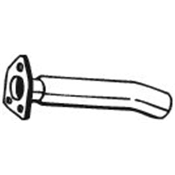 1 tuyau d'échappement Bosal 339157