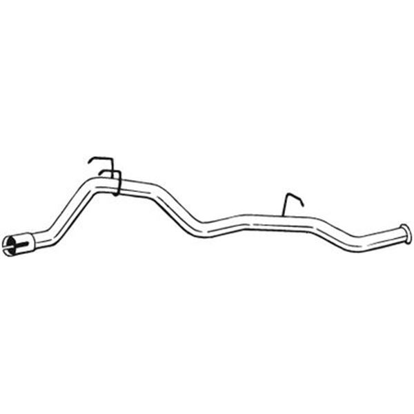 1 tuyau d'échappement Bosal 480483