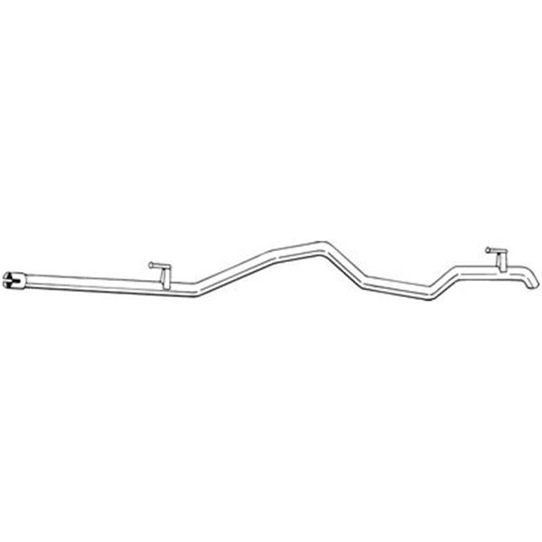 1 tuyau d'échappement Bosal 665377