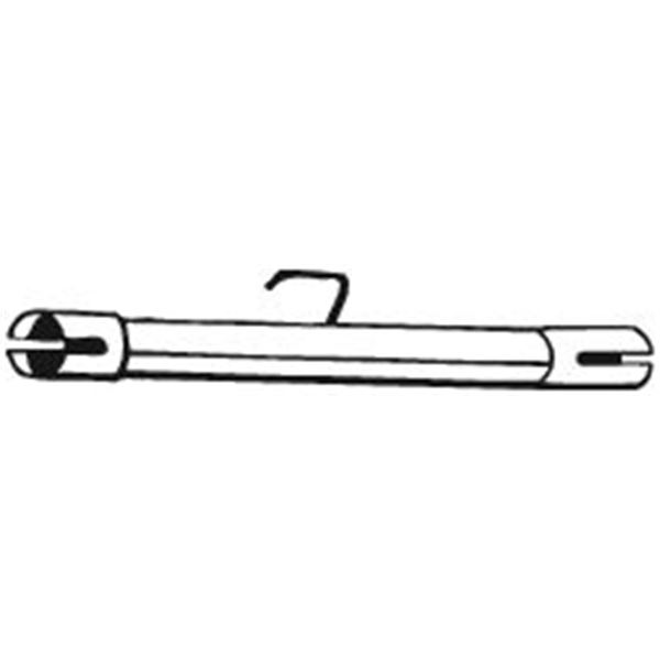 1 tuyau d'échappement Bosal 713411