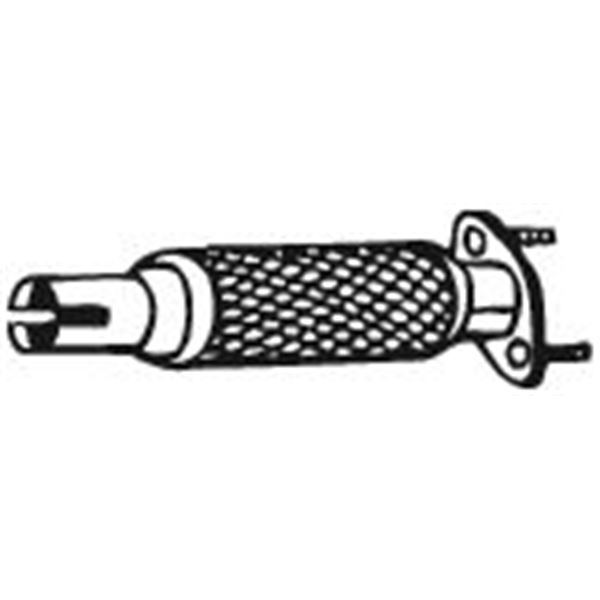 1 tuyau d'échappement Bosal 717879