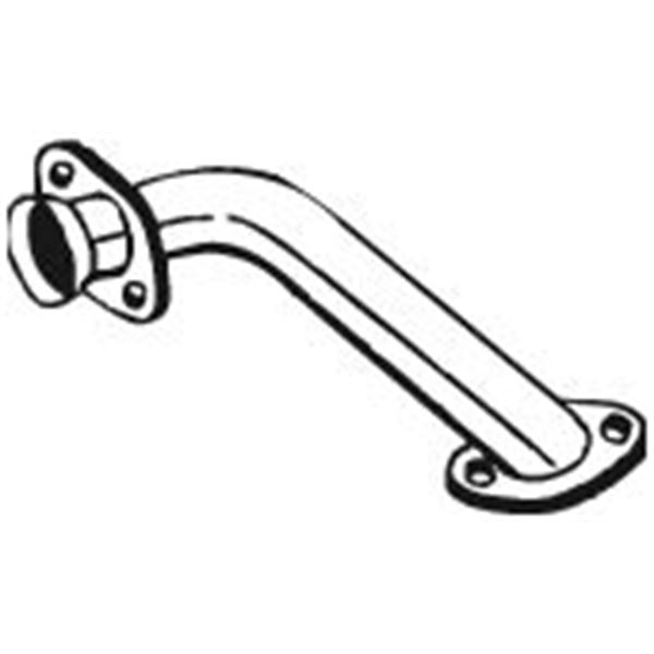 1 tuyau d'échappement Bosal 722195
