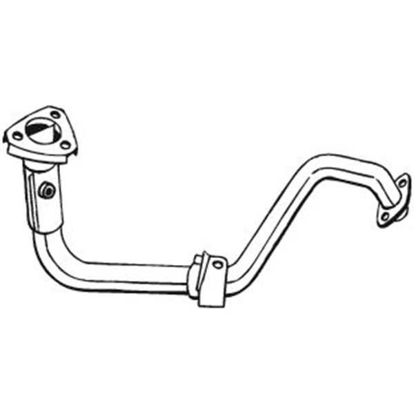 1 tuyau d'échappement Bosal 785243