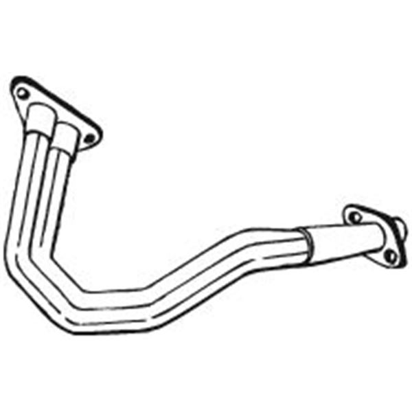 1 tuyau d'échappement Bosal 786079