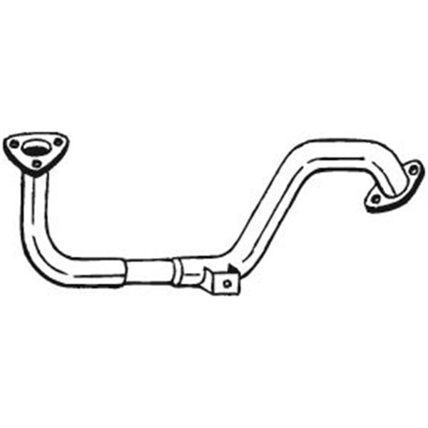 1 tuyau d'échappement Bosal 787255