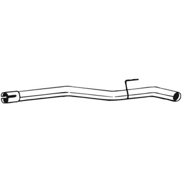 1 tuyau d'échappement Bosal 818439
