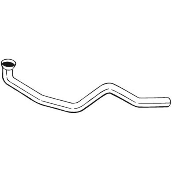 1 tuyau d'échappement Bosal 825677