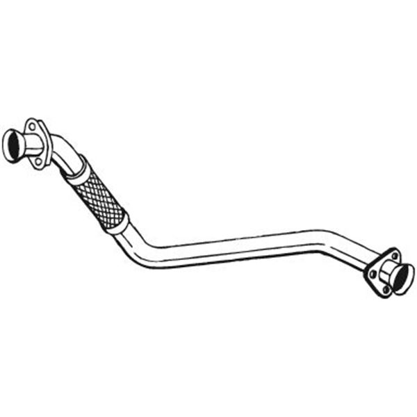 1 tuyau d'échappement Bosal 827851