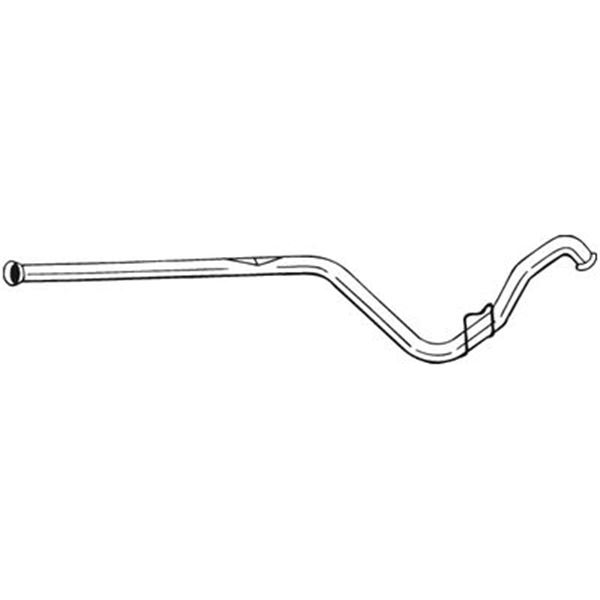 1 tuyau d'échappement Bosal 837509
