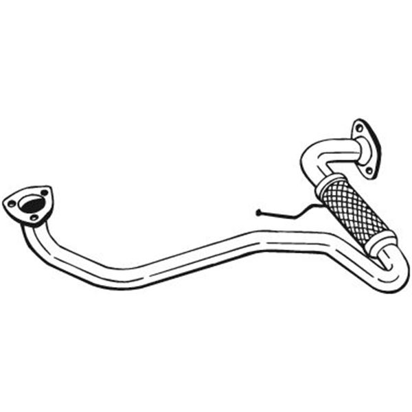 1 tuyau d'échappement Bosal 851131