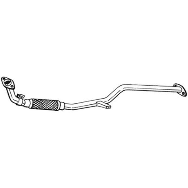 1 tuyau d'échappement Bosal 878577