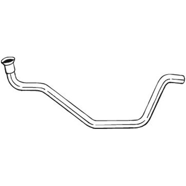 1 tuyau d'échappement Bosal 886255