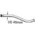 1 tuyau d'échappement Bosal 889157