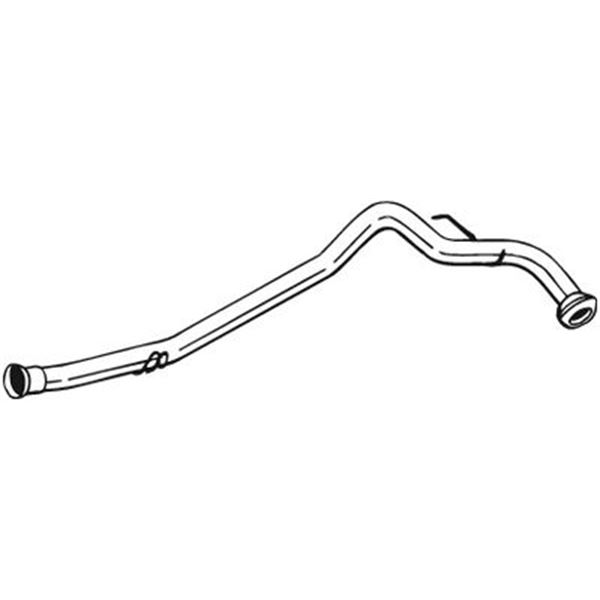 1 tuyau d'échappement Bosal 890871