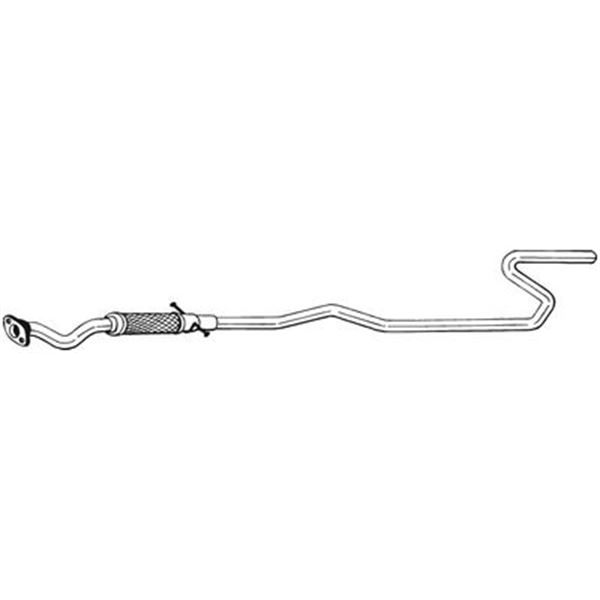1 tuyau d'échappement Bosal 965123