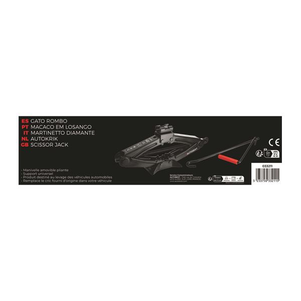 Cric losange 1T levage 250/330 mm Autobest