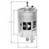 Filtre à essence KL87 Knecht