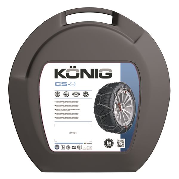2 Chaînes neige König CS-9 n° 60