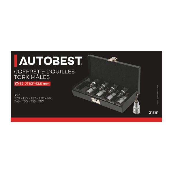 Coffret métallique 9 pcs Autobest