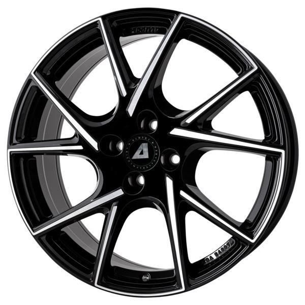 Jante aluminium Alutec 17 pouces Noir Poli