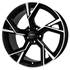 Jante aluminium Platin 18 pouces Noir Poli P 100