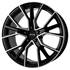 Jante aluminium Platin 19 pouces Noir Poli