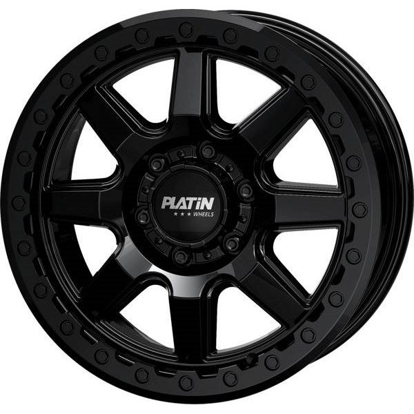 Jante aluminium Platin 18 pouces Noir Satiné P 111