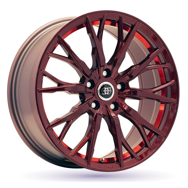 Jante aluminium Infiny 18 pouces Rouge Anodise Spike