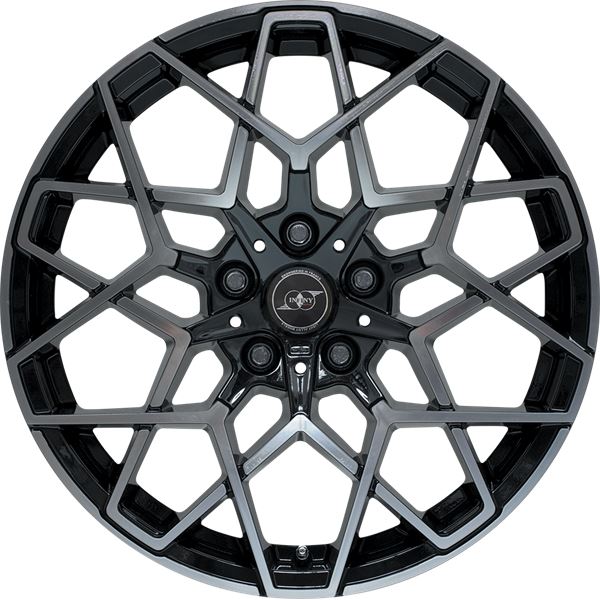 Jante aluminium Infiny Individual 19 pouces Noir Brillant Face Polie Otto