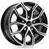 Jante aluminium Infiny Individual 16 pouces Noir Brillant Face Polie Tx