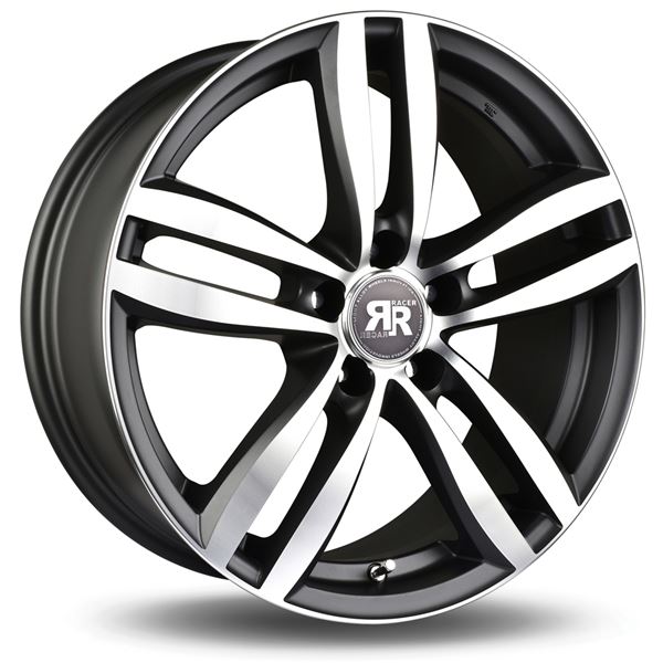 Jante aluminium Racer 19 pouces Gris Face Polie