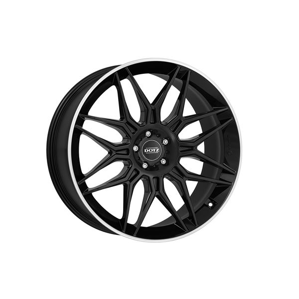 Jante aluminium Dotz 21 pouces Noir Bord Poli Longbeach Dark