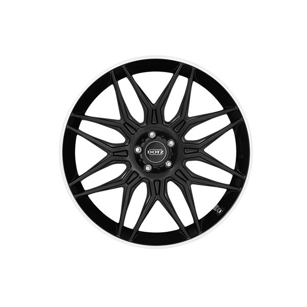 Jante aluminium Dotz 21 pouces Noir Bord Poli Longbeach Dark