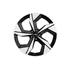 Jante aluminium Dezent 20 pouces Noir / Face Miroir
