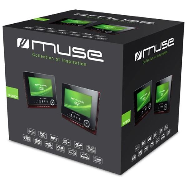 Pack vidéo 2 écrans 7 pouces Muse M-762 CV