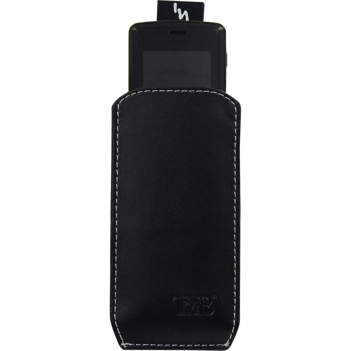 Etui Téléphone Portable Pull Out Slim Noir Universel T'nb