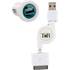 Mini chargeur allume-cigare USB et câble pour iPhone T'NB
